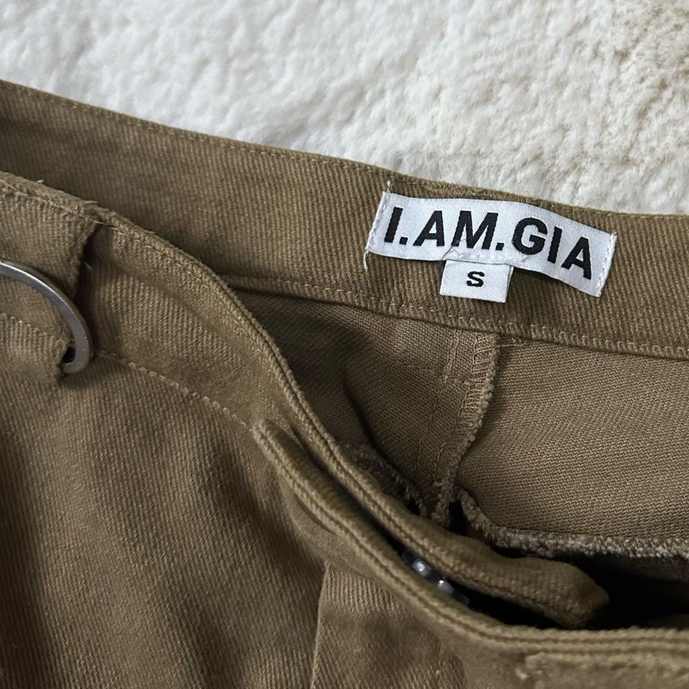I.AM.GIA I am Gia baggy arm green cargo pants with Bow detail - Picture 16 of 16